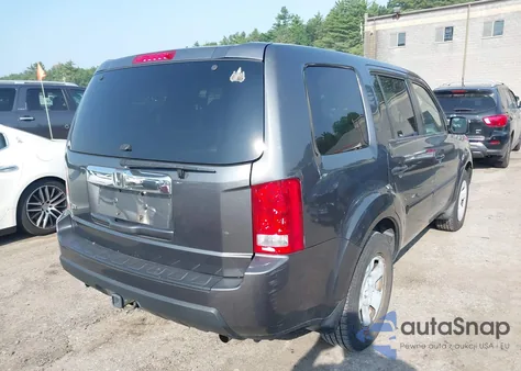 2011 Honda Pilot Lx from USA, damaged, VIN 5FNYF4H27BB003304